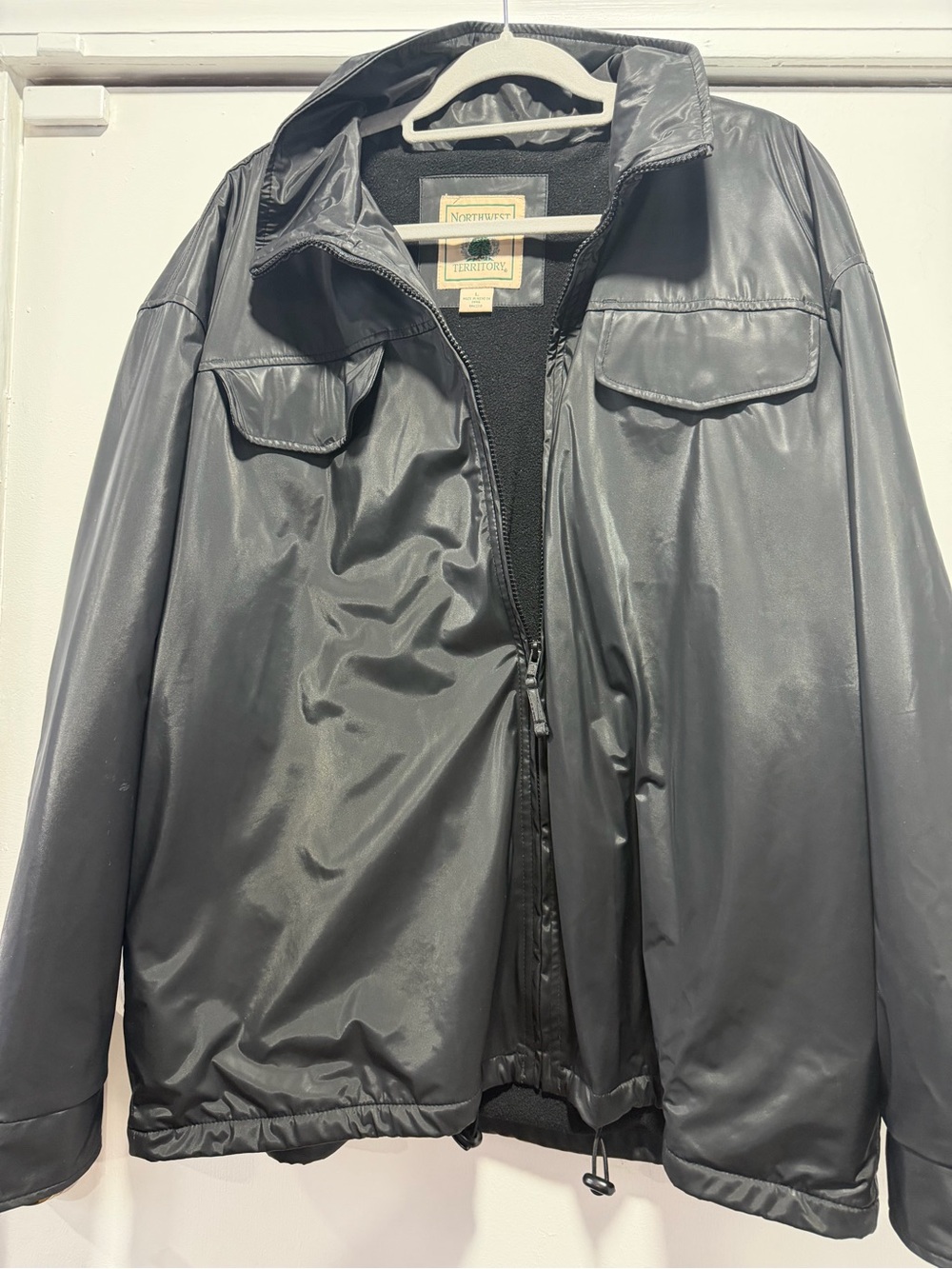 Northwest Territory Men's Dark Gray Windbreaker Jacket